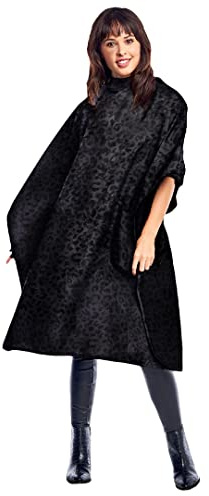 Betty Dain Black Jaguar Bleach-Proof All Purpose Styling Cape