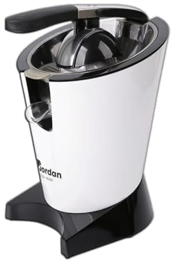 Jordan – Exprimidor Eléctrico 650W con Palanca de Presión | Encendido Automático | Diseño Compacto Blanco | Modelo JCSA-8036FW
