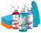 Foxed Care Car Wrap Bundle - FoxedCare CarWrap Cleaner Folienreiniger 500ml, Foliendetailer 500ml, Folienshampoo 500ml + Waschhandschuh & 2x Mikrofasertuch 550GSM