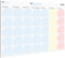 PACKLIST® Undatierter Monatsplaner A4 auf Deutsch – Schreibtisch Organizer | 25 Blatt | Umweltfreundlich & 100% Papier für Büro & Studium. Perfekte Monatsplanung leicht gemacht!