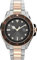 Timex Men's Harborside Coast 43mm Watch Black Dial & Top Ring with Two-Tone Rose Case & Stainless Steel Bracelet