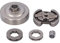 Kettenrad, hohe Härte, langlebig, zuverlässig, stabiles Eisen-Kupplungs-Kit, für Ersatz-Kettensägen-Kupplungs-Kit für Husqvarna 235e 240e 235 240 137 142 36 41