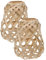 CLISPEED Lampenschirm Hängelampe, Rattan Lampenschirm - Lampenschirm Rattan Lamp Shade Lampenschirme (2pcs)