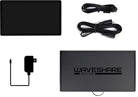 Waveshare 21.5inch Capacitive Touch Monitor,Compatible with Raspberry PI/Jetson Nano, 1080×1920 FHD,Optical Bonding Toughened Glass Panel, HDMI, 10-Point Touch,Audio Feature