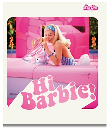 Danilo Promotions Limited Barbie Geburtstagskarte, offizielle Barbie-Geburtstagskarte, Happy Birthday Karte für Mädchen, Grußkarte – innen blanko, mehrfarbig, 17,8 x 15,2 cm