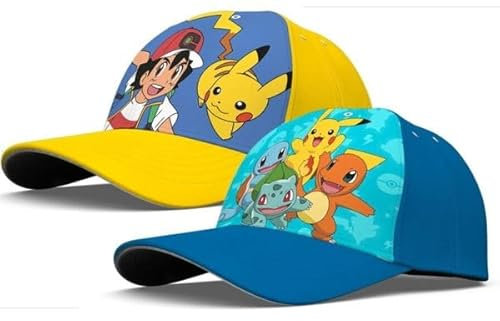 Pokemon Kinder Baseballkappe, 1 x zufällig