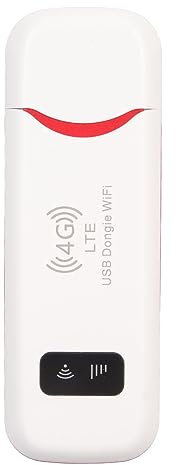 Vikye 4G LTE USB Mobile Hotspot, Mobiler WLAN-Hotspot, Kabelloser High-Speed-Internet-Router, Tragbarer Pocket-WLAN, Unterstützt 10 Geräte