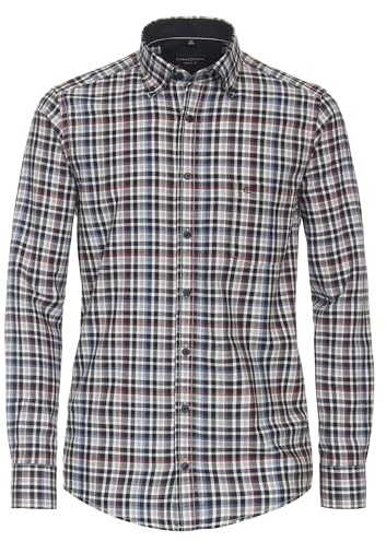 CASAMODA Flanellhemd Langarm kariert Casual Fit