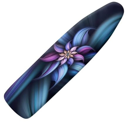 KUIFORTI Funda y almohadilla para tabla de planchar plegable de tamaño completo, protección térmica, cordón ajustable, tamaño pequeño