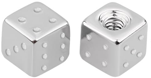 Piercing Verschluss Würfel in 1,2 x 4 mm aus 316l Stahl, als Paar