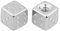 Piercing Verschluss Würfel in 1,2 x 4 mm aus 316l Stahl, als Paar