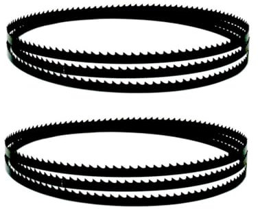 2 pièces 2095mm lames de scie à ruban 6 10 16mm largeur 3 6 TPI for Dewalt DW738 scie à ruban en carbone outils de travail du bois(2095x6.35x0.5mm 6TPI)