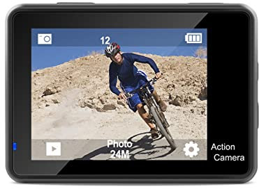 Action Camera 4K 60FPS Dual-Screen Sports Camera with WiFi Touch Remote Control Anti-Shake Outdoor Waterproof Sports DV