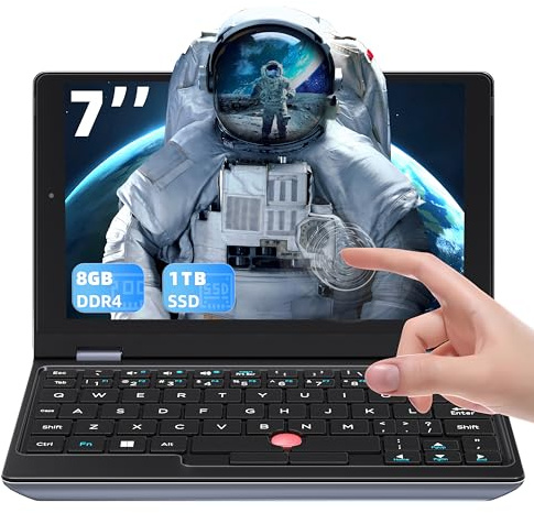7 Touchscreen Mini Laptop, Alder Lake N95 Processor, 8GB RAM, 1TB SSD