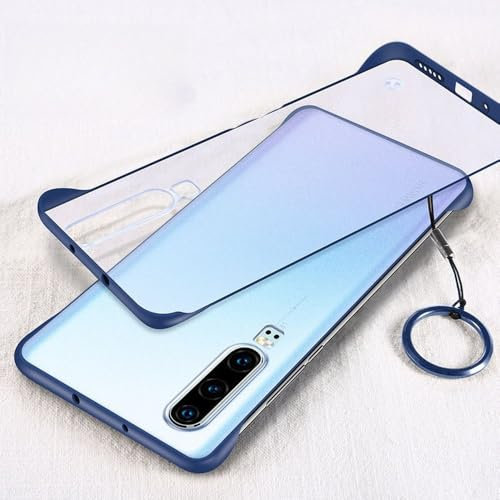Custodia per telefono senza cornice trasparente ultra sottile per Huawei P40 P30 P20 Mate 40 30 20 Pro Cover per Honor 20 Pro Custodia rigida per PC opaca sottile, W4, per Huawei P20 Pro