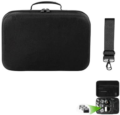 Hard Carrying Case for DJI Neo Motion Fly More Combo, Travel Bag for Goggles N3/ 3/2 & RC Motion 3 & RC-2/ N3/ N2/ N1/ FPV 3 Remote Controllers Accessories (for Motion 3)