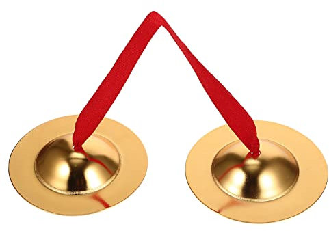 Toddmomy Instrumento De Percusión Platillo Musical Pequeño Tambores De Mano Instrumentos De Percusión De Mano Platillos Instrumentos Musicales Platillo De Mano Instrumento De Mano Metal