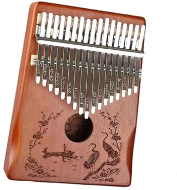 Kalimba Elektrisches Daumenklavier Mit Manueller Stimmung 17-Tasten-Kalimba Und Audio-Konnektivität