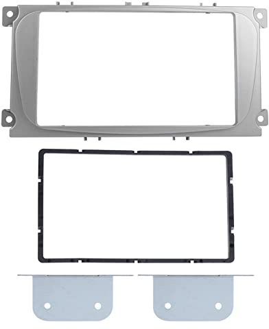Cufaee Car Stereo Frame Trim, Stereo Panel Frame, Navigation Frame for Most Automatic and Manual Vehicles