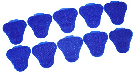 Qcwwy Urinal Screen Deodorizers, 10pcs Anti Splash Aromatic Filter Screen with Intelligent Drainage System, for Restroom Office Industrial (Blue)