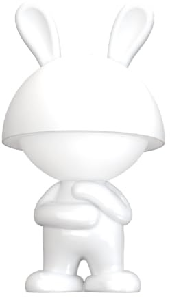Luxus Europe - Nachtlampe Kinderzimmer Mouse Weiß - Kabelloses LED-Nachtlicht für Kinder – USB-C wiederaufladbar – 7 RGB-Farben – Tischlampe fürs Kinderzimmer