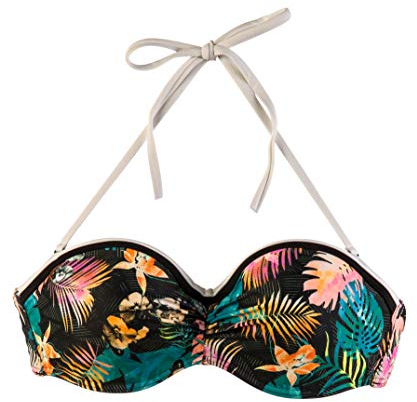 Protest MM SUMA BCUP Damen Mix & Match Bandeau-Bikini True Black XS/34