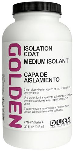 Golden Acryl Medium Isolation Coat 32 Oz
