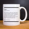 We Are Family, Mug Humoristique, Définition Papa, Thème Pour papa, Idée Cadeau Original Humour, Idée cadeau Famille, Ami, Collègue, Anniversaire, en Céramique, 330 ml, Blanc