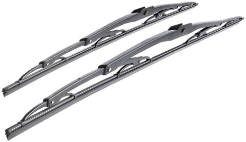 Mossa Vordere Scheibenwischer kompatibel mit Ford Transit V (2000-2006) - Wischerblätter Standard. Wischerblätter - Set für Frontscheibe (Fahrer- + Beifahrerseite) (700 mm / 600 mm)