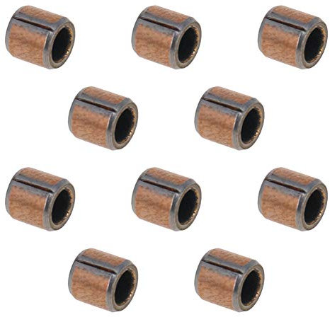 Othmro Hülsenlager 3 mm Bohrung x 5 mm Außendurchmesser x 5 mm Länge, Gleitlager, umwickelt, öllose Buchsen, 10 Stück