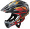 Cratoni helmets GmbH Unisex – Erwachsene C-Maniac Pro Fahrradhelme, Schwarz/Rot/Orang Matt, S/M