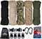 MONOBIN Kit Paracord 550 – 5 colori 6,1 m combo di corda paracadute per la creazione di bracciali, forniture per la realizzazione di cordini, collare per cani