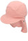 Sterntaler Mädchen Schirmmütze mit Nackenschutz Musselin Sonnenhut, zartrosa, 47