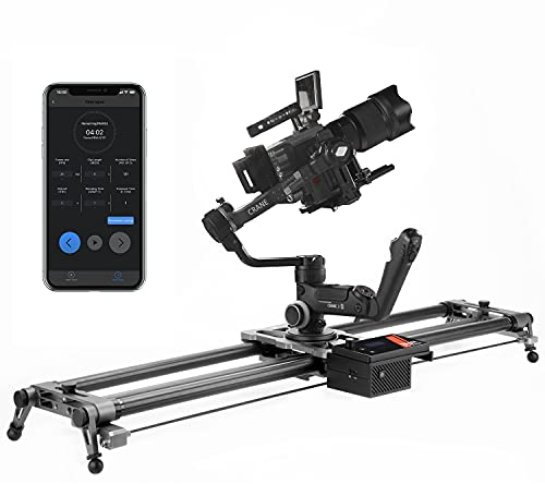 YC Onion Motorized Camera Slider 80cm Camera Rail with APP Control Carbon Fiber,3-4 or 5 Axis Video Slider Dolly Track Motion Rail Compatible with Ronin S and RS2 Stabilizer and Zhiyun Stabilizer
