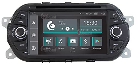 Autoradio Custom Fit per Fiat Tipo Android GPS Bluetooth WiFi Dab USB Full HD Touchscreen Display 7