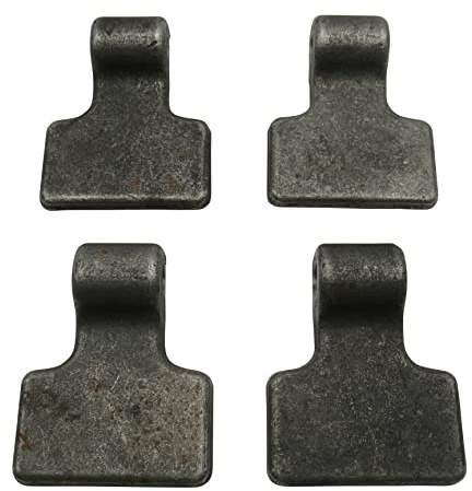 SecureFix Direct Dropside Pickup Trailer Tailgate Hinge X4 (Weld On Spade Paddle Gudgeon Pin Heavy Duty)