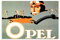 ETOMEY Opel Vintage Automobiles Poster Leinwand Poster Wandkunst Dekor Bild Gemälde für Wohnzimmer Schlafzimmer Dekoration Rahmen Stil 20 x 30 cm