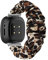 Scrunchie Elastisches Armband für Fitbit Versa 4/Versa 3/Sense/Sense 2 Armband, Scrunchie Armband Elastic Watch Band Damen Mädchen bedrucktes Stoffarmband Kompatibel mit Fitbit Versa 4/Versa 3 (C)