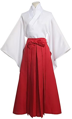 Jilijia Iroi Utahime Cosplay Kostüm, Japanese Anime Kimono Full Set Halloween Weihnachten Karneval Theme Party Dress Up Anzug für Unisex