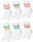 Occulto Damen Retro Tennissocken 80% Baumwolle 6er Pack (Modell: Steffi) 60s 35-38