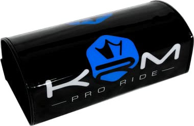 Coussinets de guidon sans entretoise KRM noir/bleu