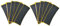 LEEFAI 12pcs fingerboard tape for Pro fingerboard Deck Size 38 mm x 110 mm-Dicke 1,12 mm