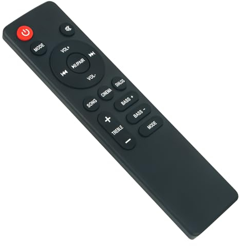 VINABTY Neue Ersatz Infrarot Fernbedienung für AudioAffairs SB 010 BT Soundbar Audio Speaker