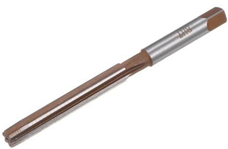 sourcing map Handreibahle, 8 mm, H7, metrischer Reibahlenbohrer für Metall, Holz, Lochreiben, gerade Rillen, 9SiCr, legierter Stahl, Schneidwerkzeug