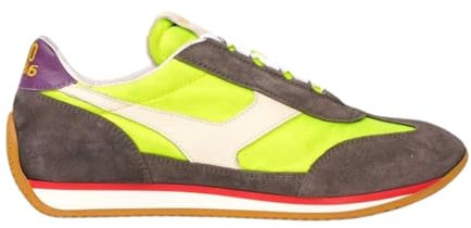 PANTOFOLA D’ORO 1886 Trainer '74, Scarpe da Ginnastica Uomo, Giallo Fluo/Grigio/Bianco/Viola, 40 EU