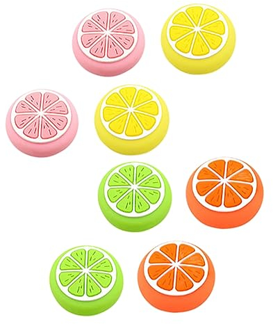 RORPOIR Joystick-kappen Aus Silikon Mit Zitronenfruchtstücken Für Nicht-gaming-zubehör