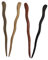 HONMEET 4pezzi Bacchette Decorativo Accessori Cinesi Per Pin Per Chignon e Bun Bacchette Colori