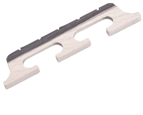 Chevalet banjo à articulation précise, 4, 5, 6 cordes en bois d'érable et ébène, design stable (5 cordes)