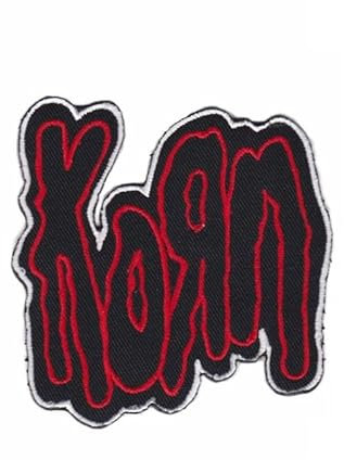 ARPatches Red Metalband Patch Badge Embroidered Iron On Applique Patch Accessory