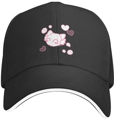 ENWIND Baseballmütze Kawaii Tokyo mew mew masha Baseballkappe Visier Mann Kappe Wild Ball Hut Bergsteigen Herren Hüte Damen Hut